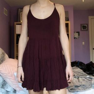 Brandy Melville maroon dress